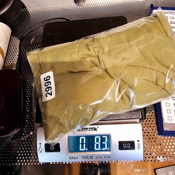 Whish List Olive Green Cap Sleeve Oversize Top V Neck T-Shirt Women's M/L 2996 - Picture 6 of 6